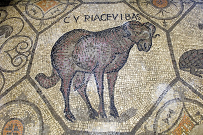 Dettaglio del mosaico della Basilica